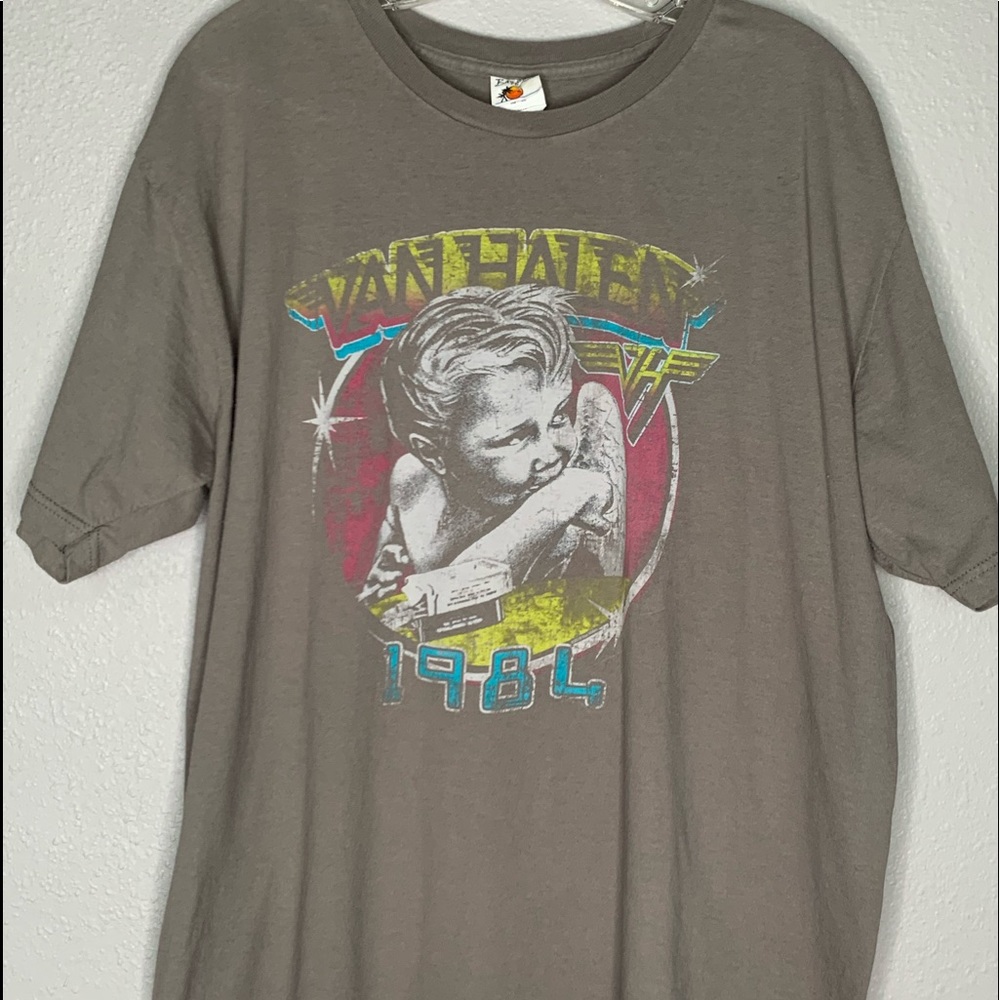 Van Halen, gray, t-shirt, unisex, 2x